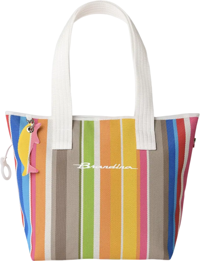 Bolso Brandina de rayas multicolor