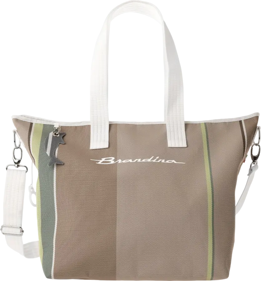 Bolso Brandina taupe con correa
